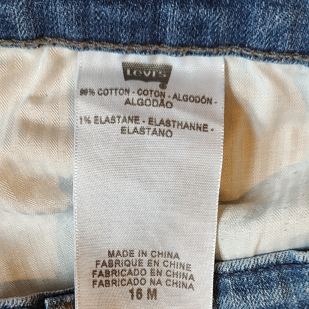 Levi's Medium Blue Straight-Leg Women's Jeans - Picture 6 of 8